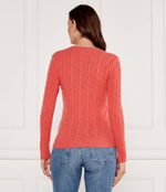 Шерстяной свитер JULIANNA POLO RALPH LAUREN - коралловый(211910421)