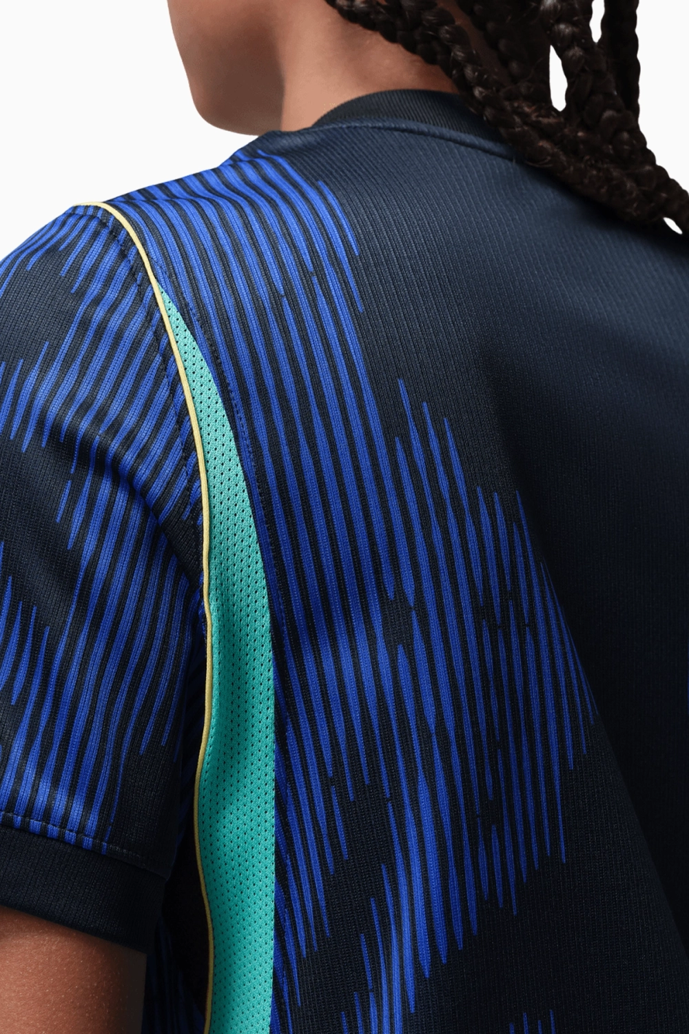 Футболка Nike Brazil x Jordan 2026 Away Stadium Junior - темно-синий