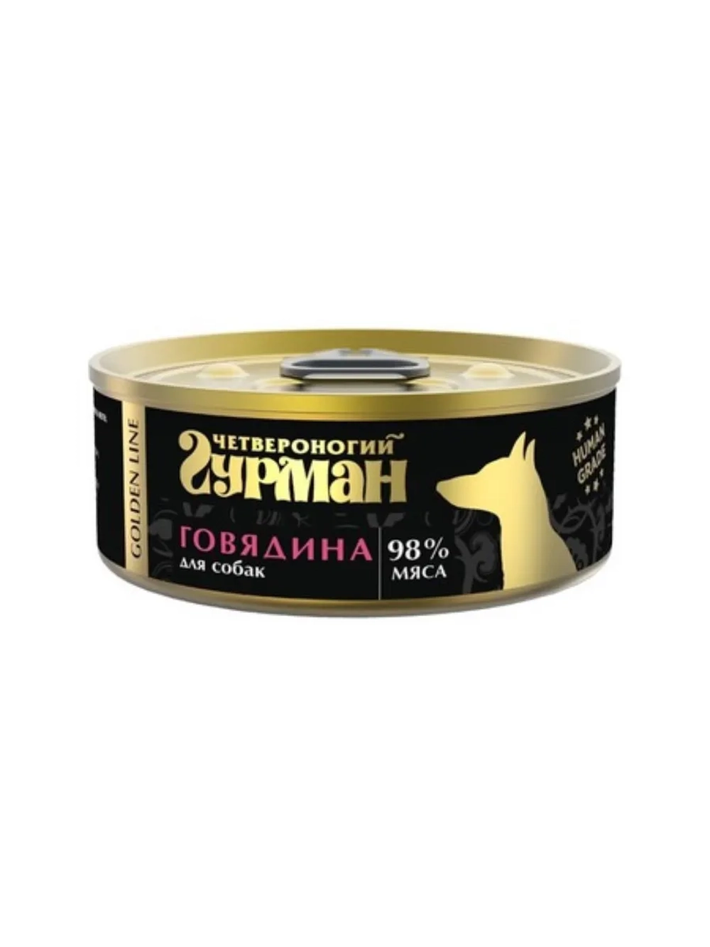 Гурман консервы для собак Говядина в желе 100г*11шт