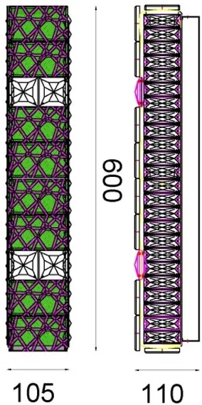 Настенный светильник Ravissement FL1057-3W Fluorite