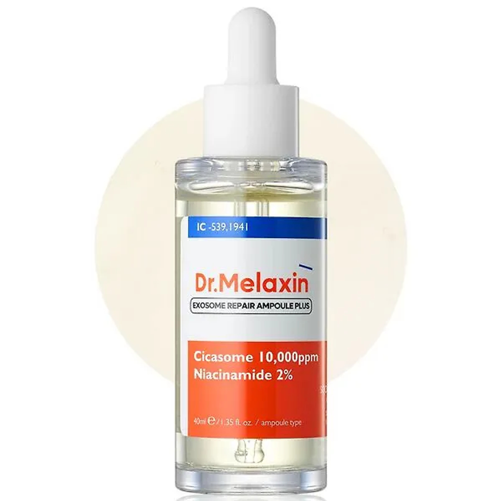 Восстанавливающая сыворотка с экзосомами центеллы Dr.Melaxin Exosome Repair Ampoule Plus﻿, 40мл