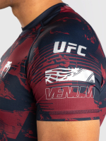 Рашгард Venum UFC Zenith Fight Week Navy Blue/Burgundy/Silver S/S