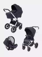 Коляска детская "FLEX GRAND" (3в1) RA073 Midnigt Black