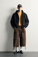 ДЖИНСОВЫЕ ШОРТЫ КАРГО RELAXED FIT — ZARA