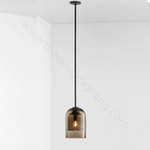 Ceiling design lamp Lumi by Articolo Lighting (Brown)