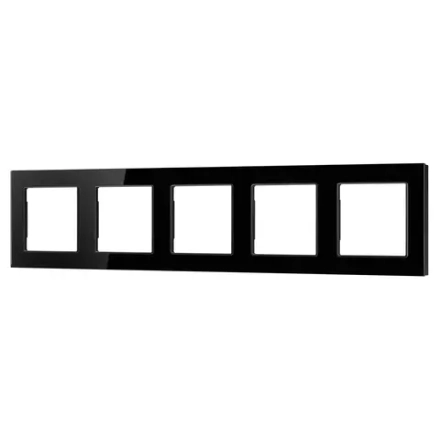 Рамка стеклянная FRM-GLARE-GS-5-BK (Arlight, -)