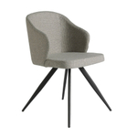 Стул F3208-GRIS /4057 черные ножки