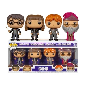Funko POP! Harry Potter: Harry, Ron, Hermione & Dumbledore (4-Pack)