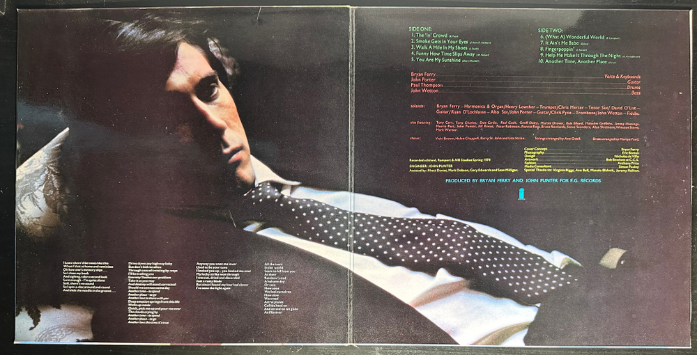 Bryan Ferry ‎– Another Time, Another Place (Скандинавия 1974г.)