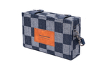 KILLWINNER Denim Small Square Bag, Box Shoulder Bag, Crossbody Bag Unisex Blue
