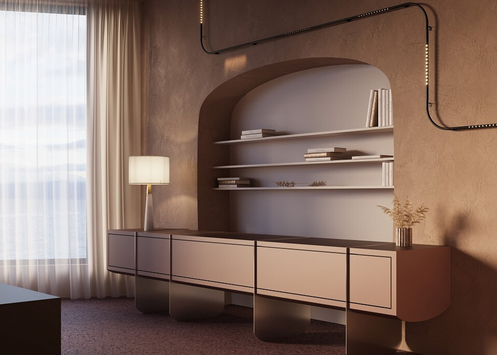 Модульный светильник Maytoni Points C101CL-L500-12W3-6K-BS