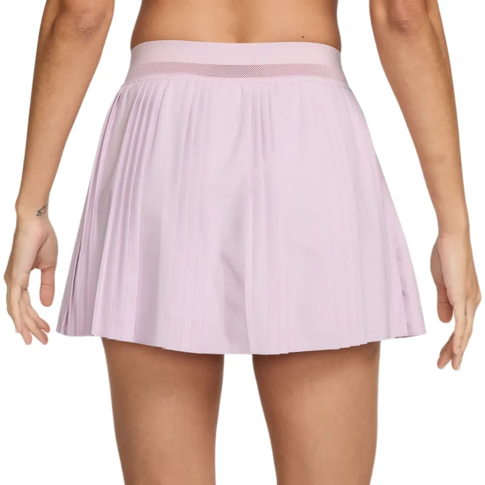 Теннисная юбка Nike Court Advantage Dri-Fit Pleated - bleached lilac/white
