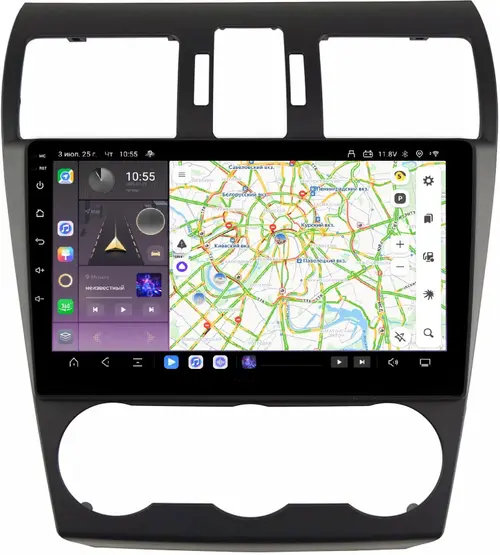 Магнитола для Subaru Forester, Impreza, XV 2012-2015 - Kuberg QLed, Android 13, Быстрейшая, CarPlay, SIM-слот