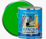 Ярко зеленая 6 кг Краска масляная МА-15