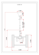 Светильник подвесной Moderli V10780-3P Monte