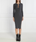 Хлопковое платье Pinko - графитовый(101845 A15S)