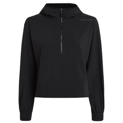 Женская Кофта теннисная Calvin Klein PW 1/4 Zip Anorak - черный