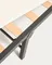Диван-кровать Tanit белый с ножками из массива бука с натуральной отделкой 210 см