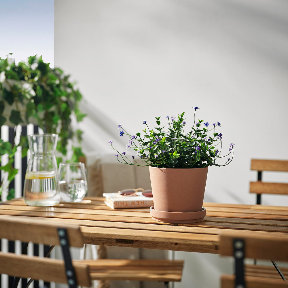 IKEA FEJKA  (ИКЕА ФЕЙКА)  -  Искусственное растение в горшке - для помещения/улицы, цветущее, сиреневое 12 см