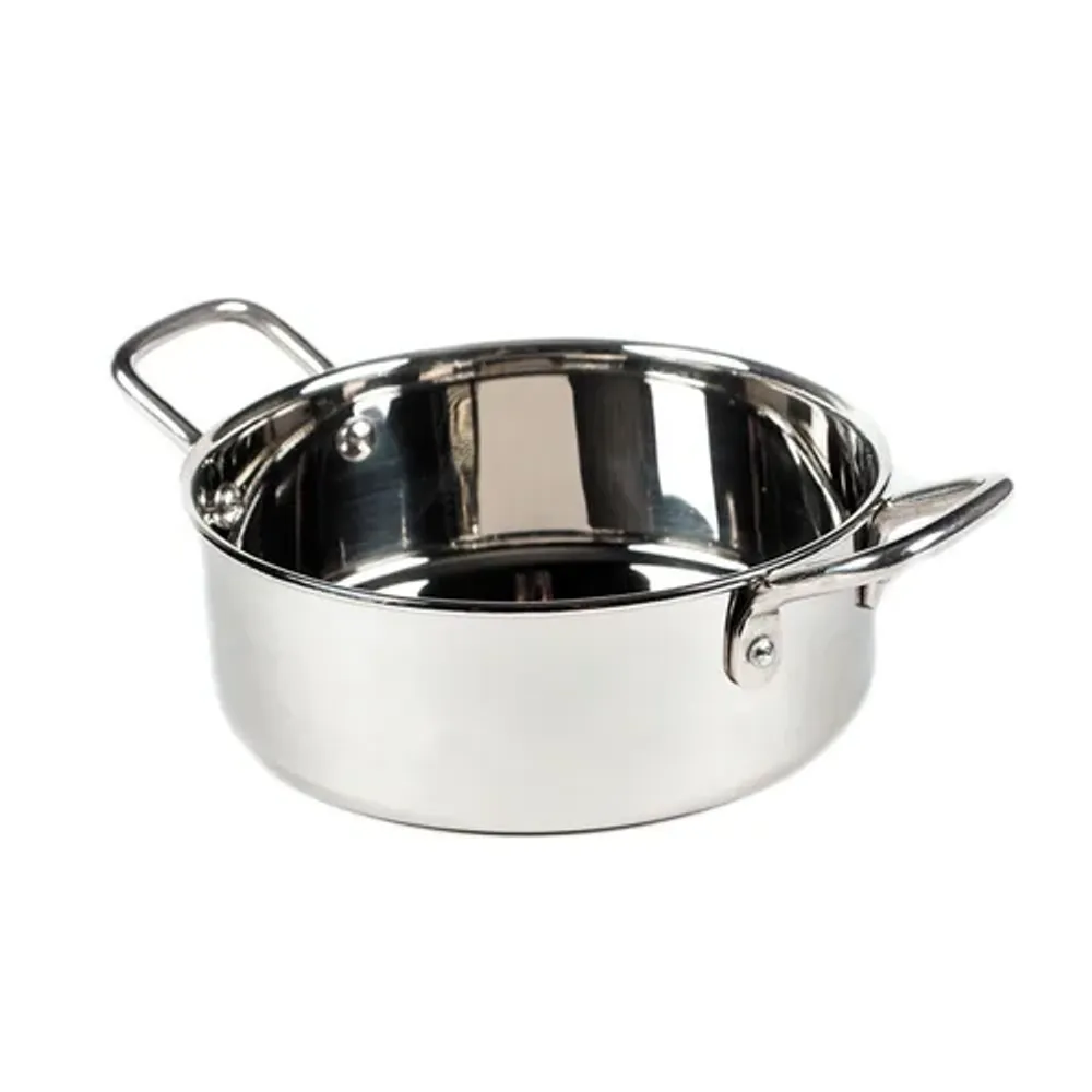 Кастрюля для подачи 15 см h5 см 800 мл круглая нерж. P.L. Proff Cuisine
