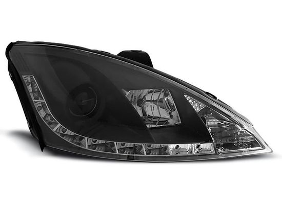 Передние фары Ford Focus 1 daylight black