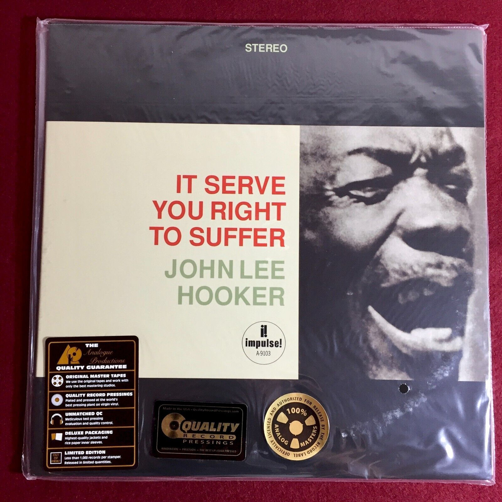 John Lee Hooker - It Serve You Right - USA, AAA, Impulse, 2LP, 45RPM