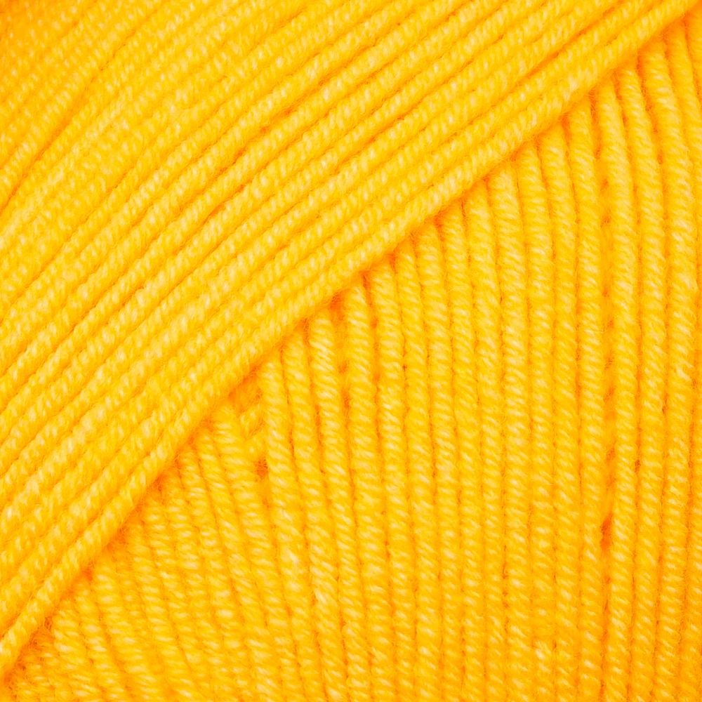Пряжа Alize (Ализе) Cotton Gold / уп.5 мот. по 100 г, 330м, 216 темно-желтый A