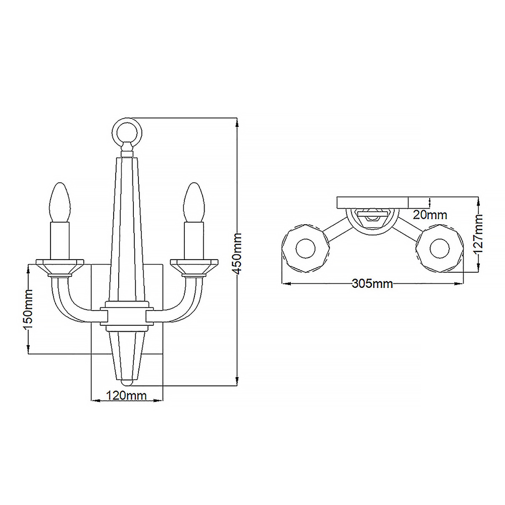 Бра Hinkley QN-ASCHER2