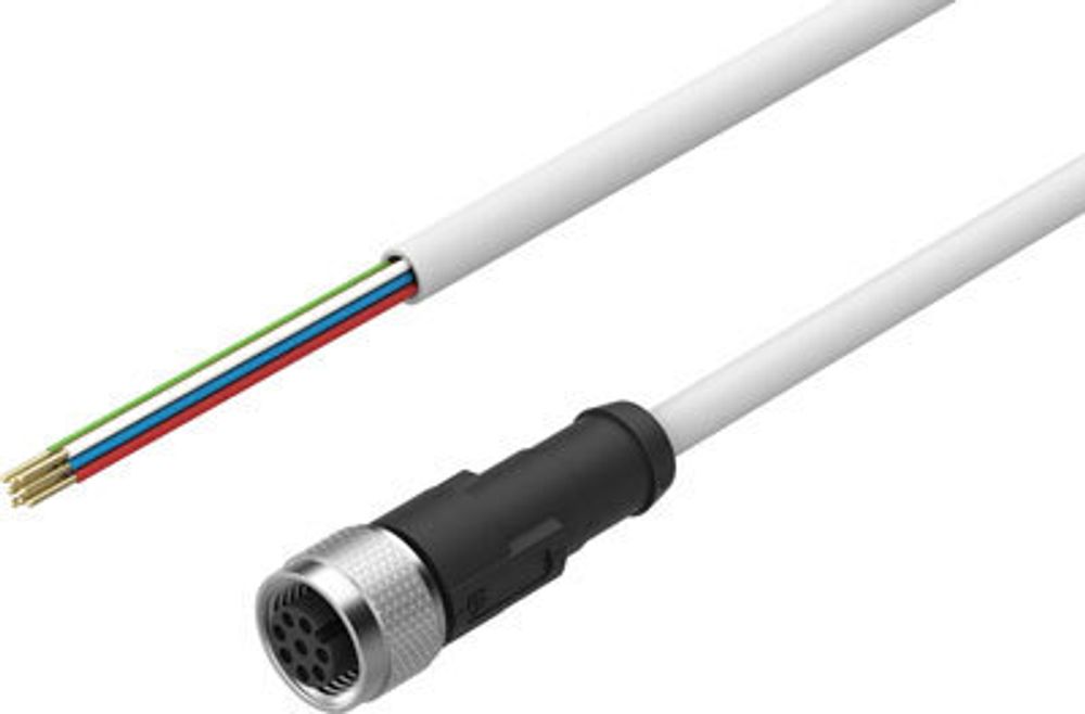 NEBC-M12G8-E-10-N-B-LE8 Соединительный кабель
