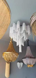 Pendant design lamp Stream by Terzani (Silver)