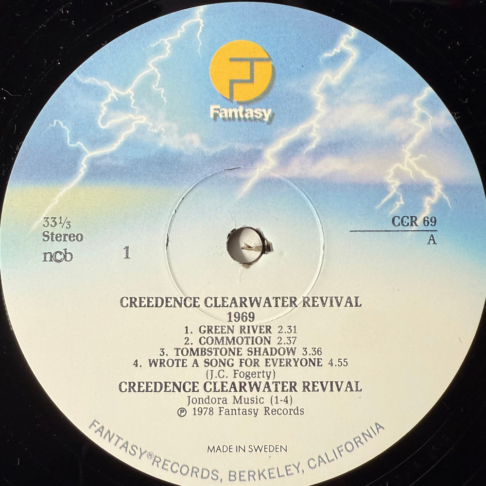 Creedence Clearwater Revival ‎– 1969 2LP (Скандинавия 1978г.)