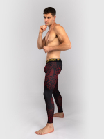 Тайтсы Venum Quetzal Fury Black/Fury Red/Tangerine