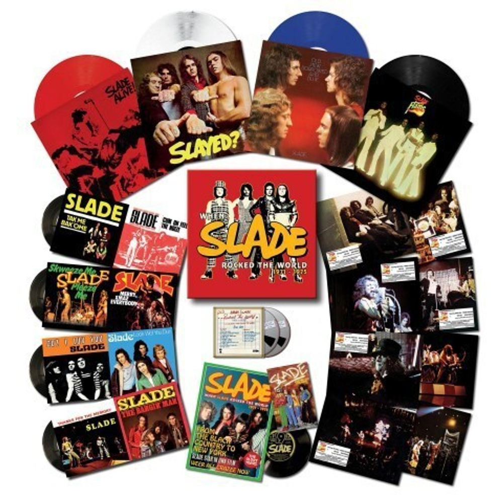 Slade / When Slade Rocked The World 1971-1975 (Coloured Vinyl)(4LP+5x7" Vinyl Single+2CD)