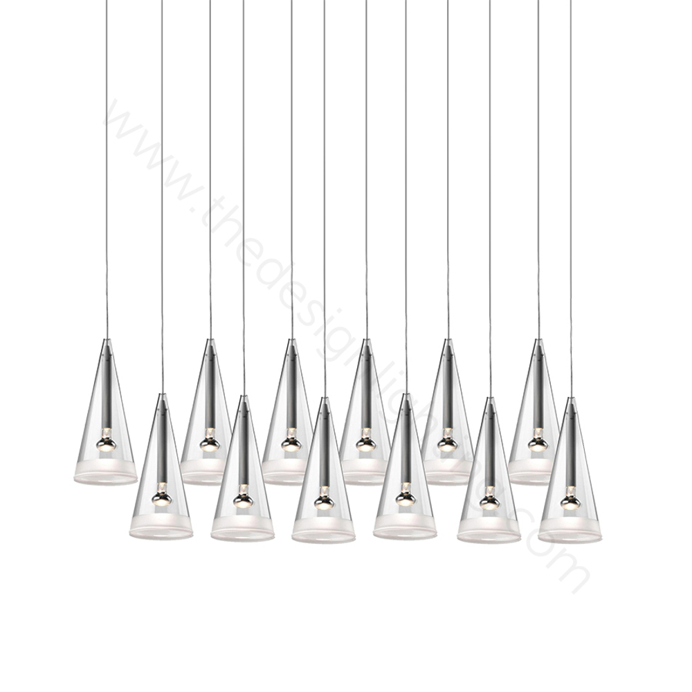 Pendant design lamp  Fucsia 12 by Flos