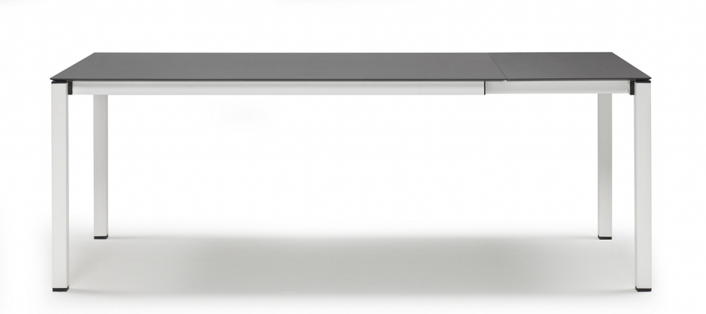 Стол ламинированный раздвижной Scab Design Pranzo Extendable, белый, антрацит