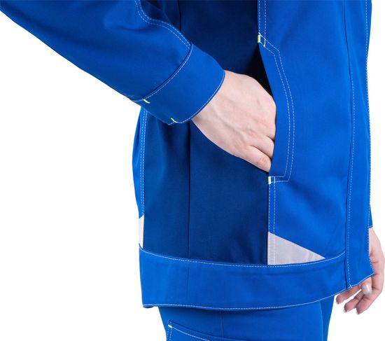 Куртка «Турбо SAFETY» женская летняя васильковая
