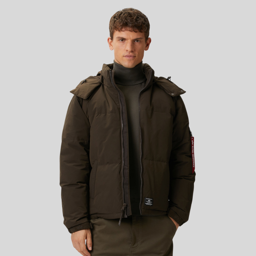 Парка Alpha Industries Hamilton Relaxed Fit Puffer Hickory (Коричневый)