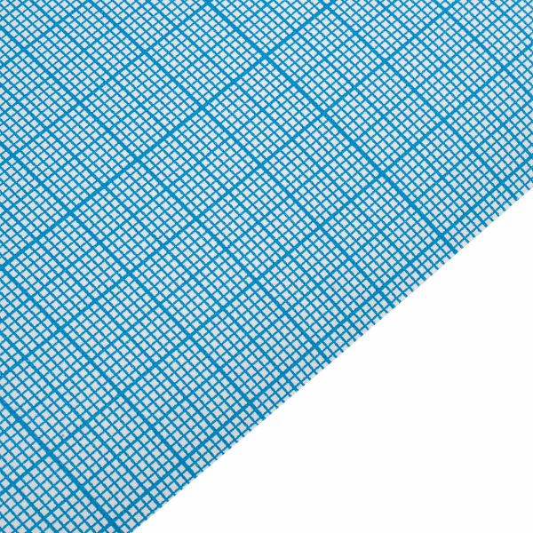 Бумага масштабно-координатная 60 г/м², 64 cм / 10 метров, цв. голубой