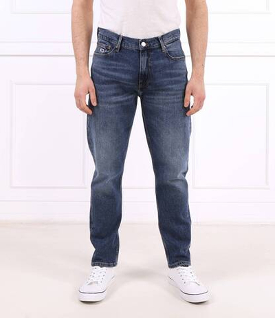 джинсы dad Tommy Jeans - темно-синий(DM0DM15569)