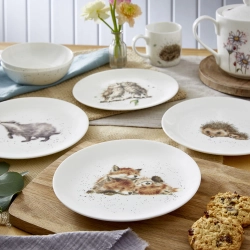 Royal Worcester Тарелка Wrendale Designs 21см завтраковая борсук PT-WNB5658-XB-A