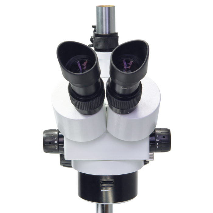 Микроскоп стерео МС-4-ZOOM LED (тринокуляр)