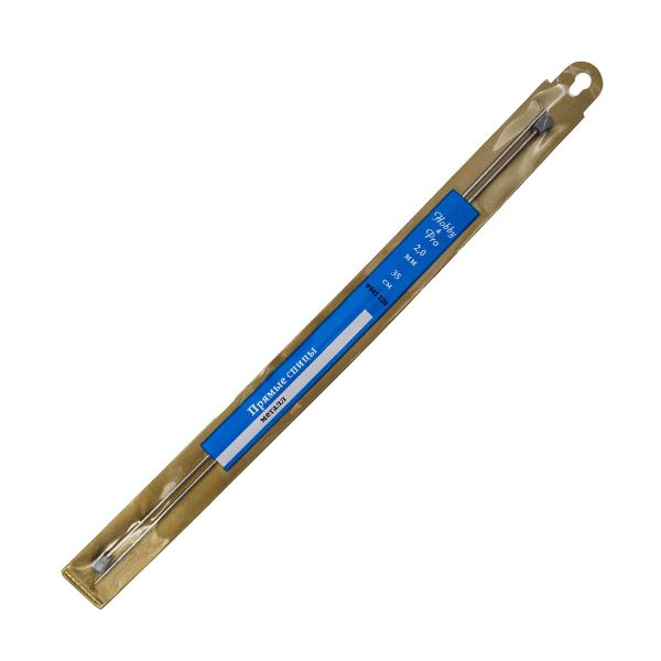 Спицы прямые Hobby&Pro ⌀2,0 мм, 35 см, металл, 941220