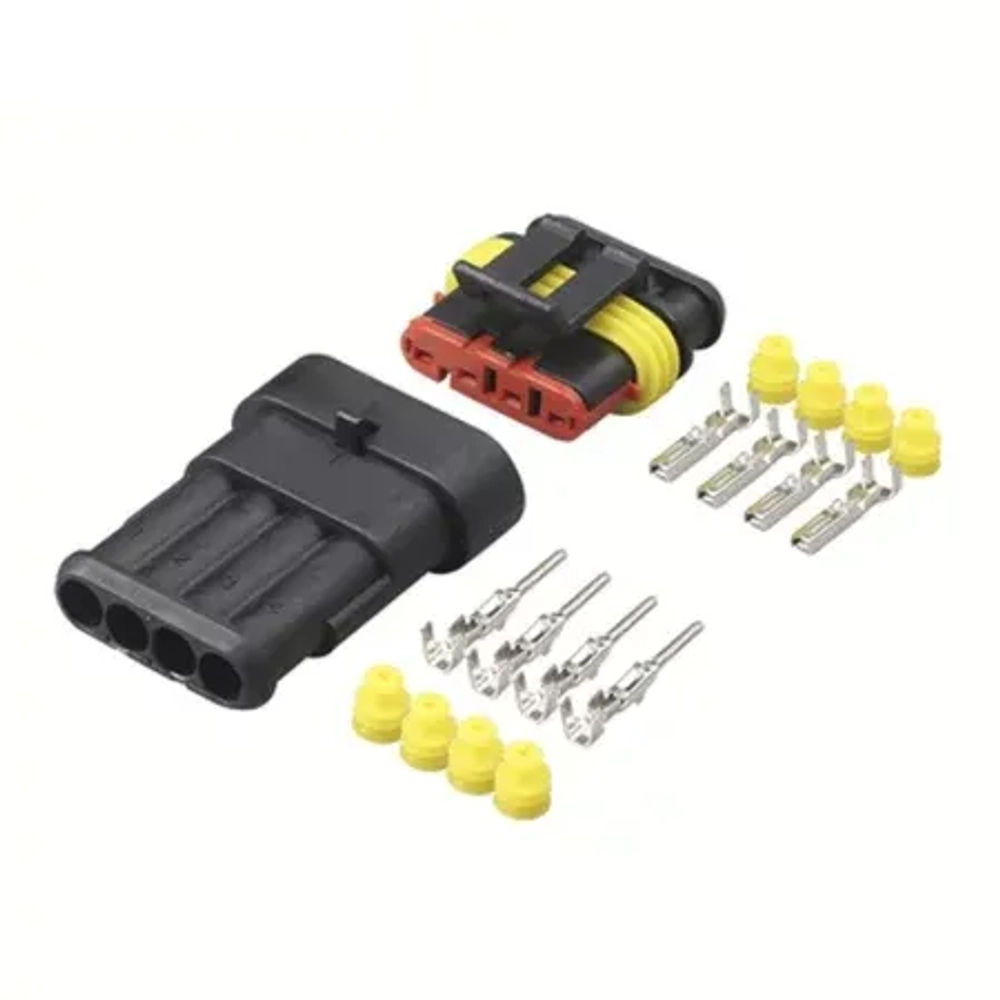 Комплект разъёмов AMP Superseal 1.5 4 Pin 282106-1 282088-1