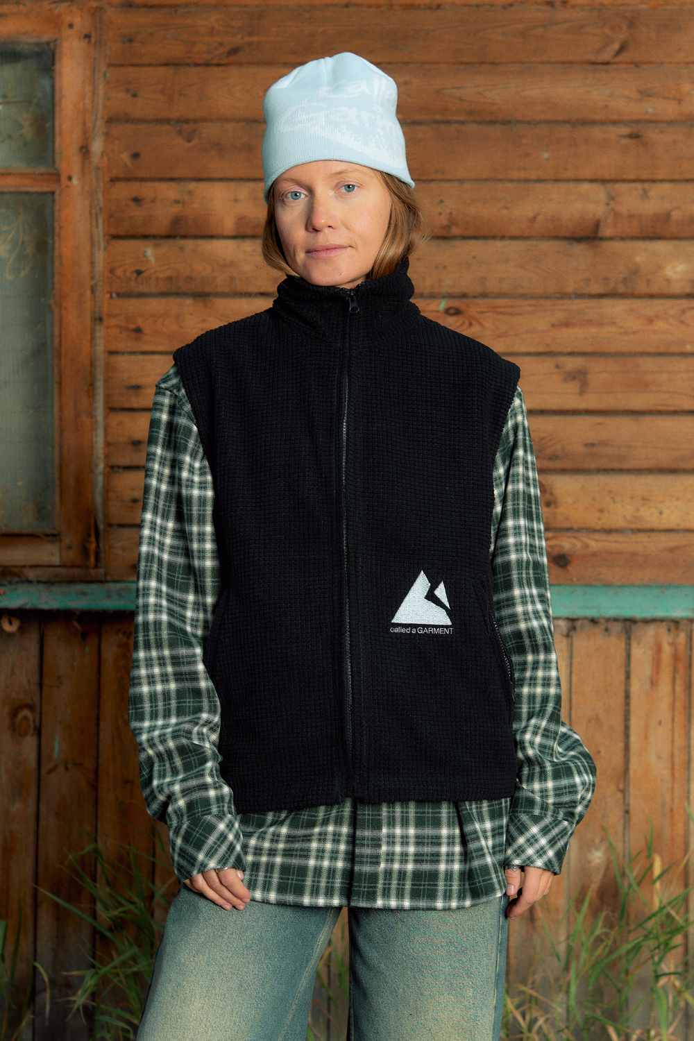 Жилетка Called a Garment Grid-Tex Vest "Black"