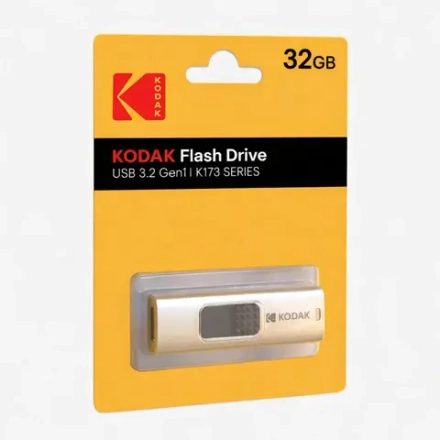 Флеш-накопитель Kodak K173 32GB USB 3.2 Gen1, R/W 70/20 МБ/с выдвижная