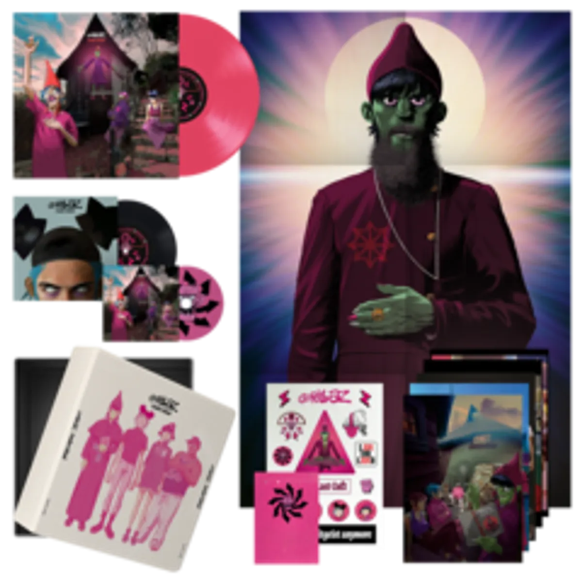Виниловая пластинка. Gorillaz - Cracker Island (Deluxe Box Set)