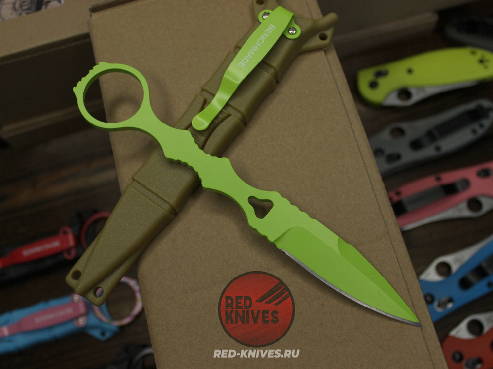 Нож Benchmade SOCP L D/E 1/2 Acid Green - кислотно зеленый