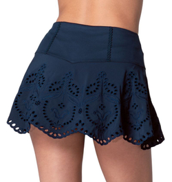 Теннисная юбка Lucky in Love Eyelet You Win - midnight
