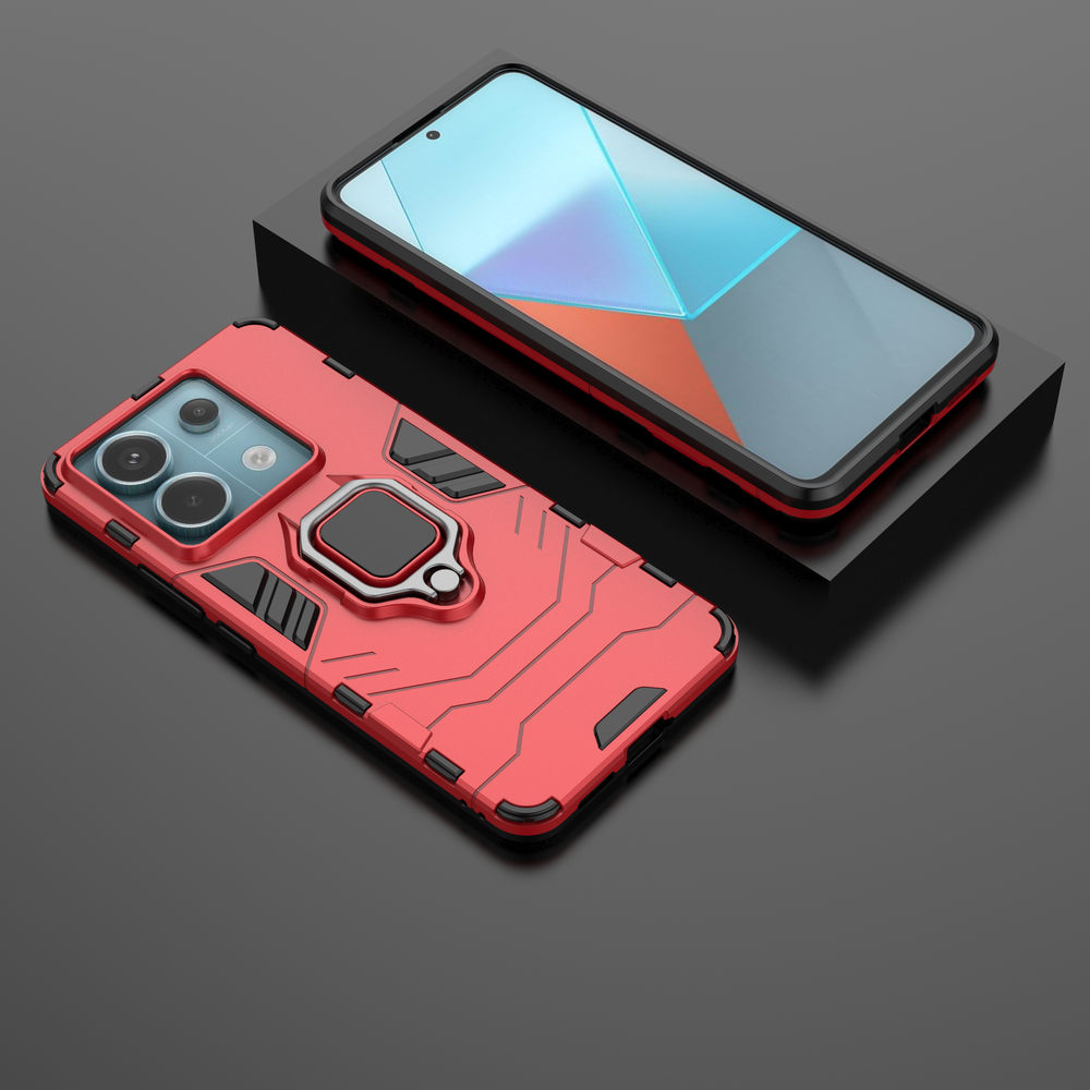 Противоударный чехол с кольцом Panther Case для Poco X6 5G
