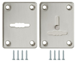 Накладка на сувальдный замок ESC.S-lift+S/K.set (ESC081/082) мат.никель (2шт.)
